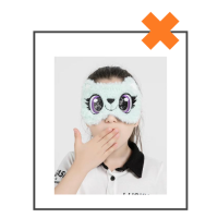 Slaapmasker kat mint